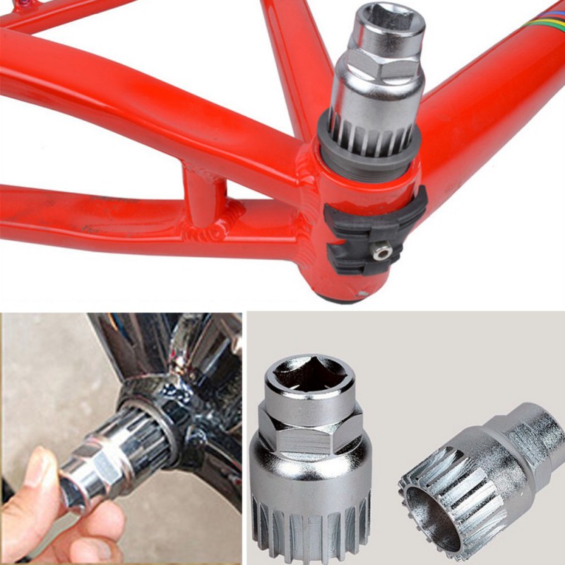 Details about   Mountain Bike MTB Bicycle Crank Chain Axis Extractor Removal Repair Tool Kit US