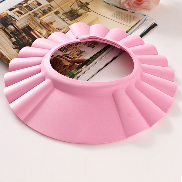 Baby Toddler Kids Bath Shower Shampoo Cap Hats Wash Hair Shield Visor Adjustable