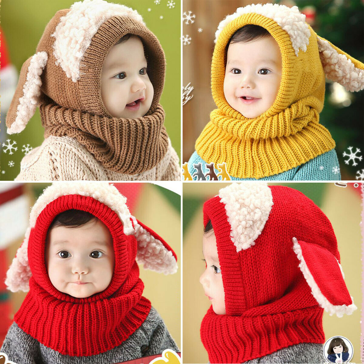 baby girl scarf and hat set